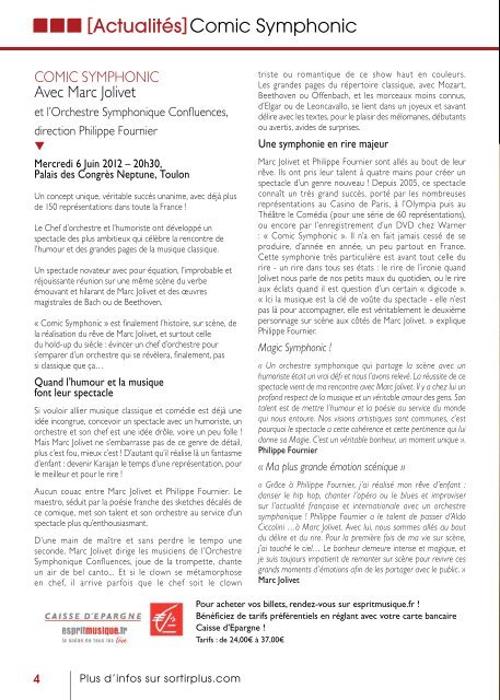 Magazine Sortirplus • Mai-Juin 2012
