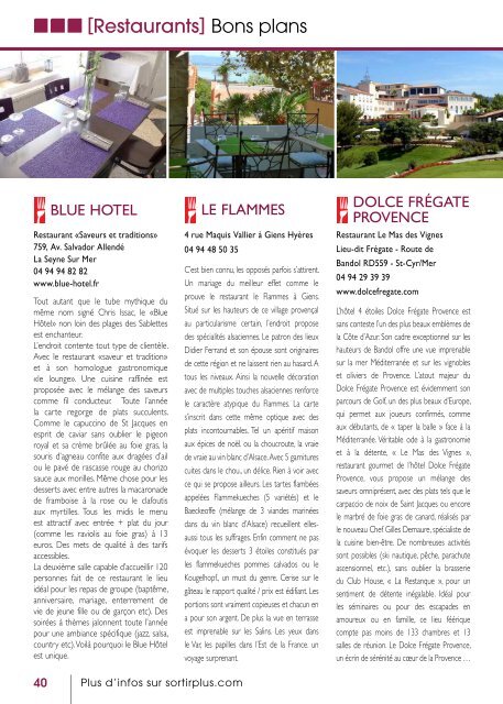Magazine Sortirplus • Mai-Juin 2012