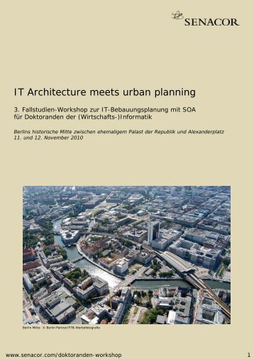 IT Architecture meets u urban planning - Senacor