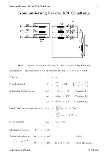 Kommutierung bei der M3–Schaltung