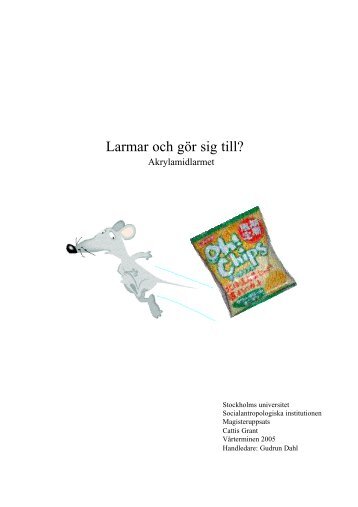 Larmar och gör sig till? - Antropologi.info