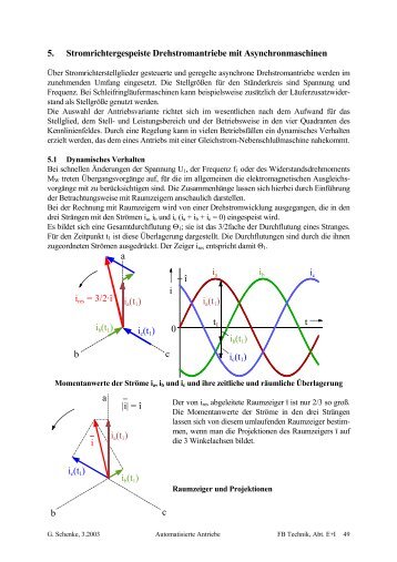 Stromrichtergespeiste Drehstromantriebe mit Asynchronmaschinen