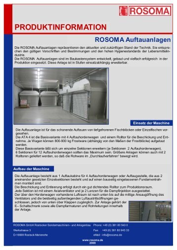 PRODUKTINFORMATION - ROSOMA