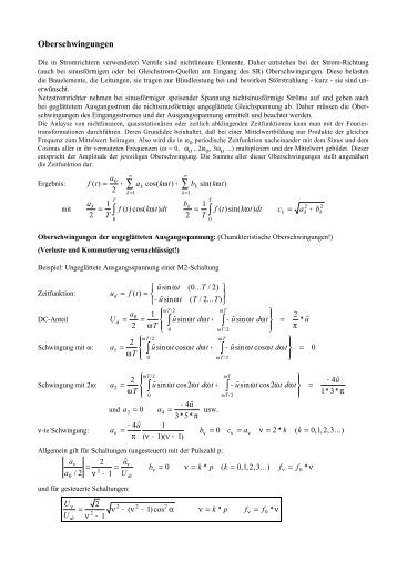 Oberschwingungen