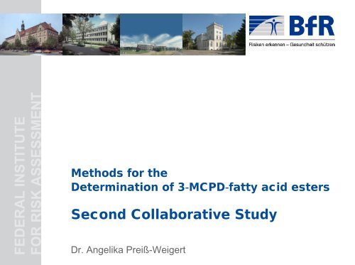 Methods for the determination of 3-MCPD-fatty acid esters