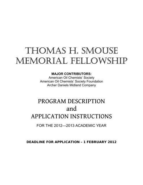 thomas h. smouse memorial fellowship - staging.files.cms.plus.com