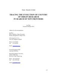 tracing the evolution of country of origin research - ANZMAC