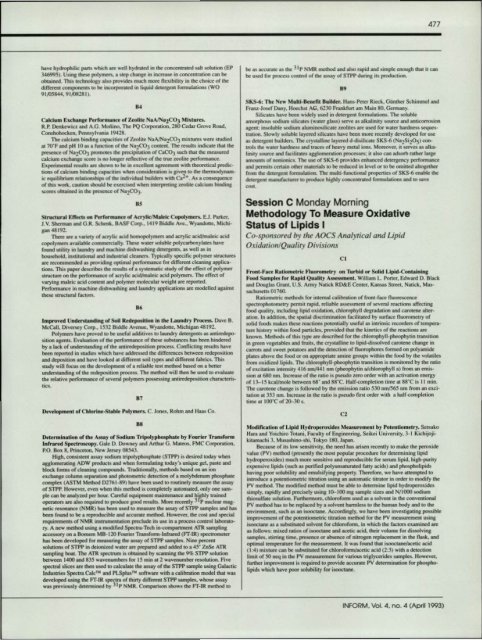 Page 1 .76 .. 1993 ANNUAL MEETING ABSTRACTS Session A ...