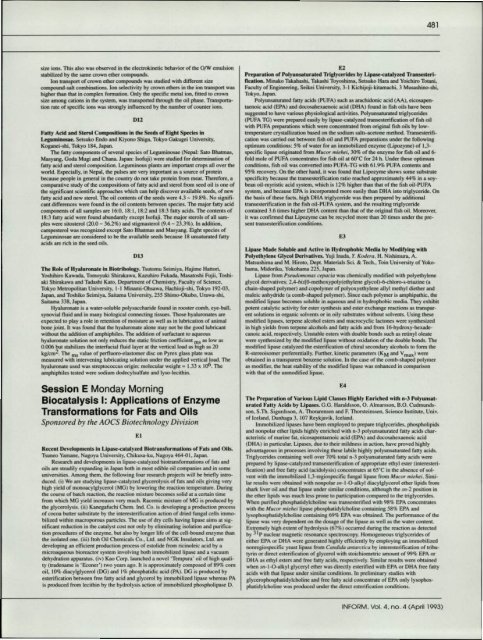 Page 1 .76 .. 1993 ANNUAL MEETING ABSTRACTS Session A ...