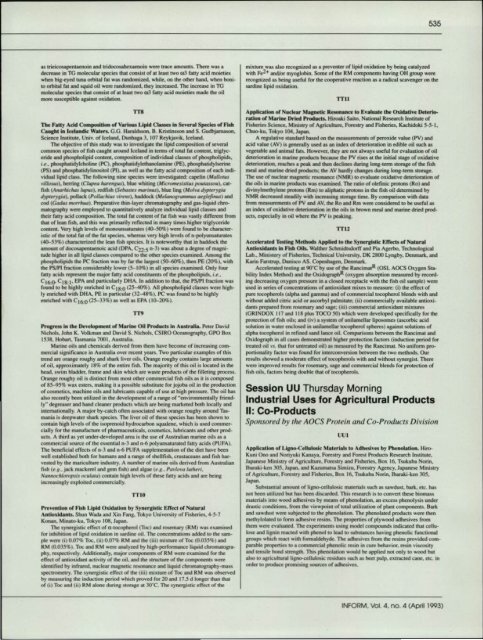 Page 1 .76 .. 1993 ANNUAL MEETING ABSTRACTS Session A ...