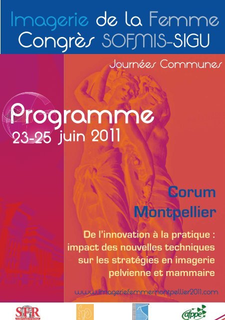 Programme - Congrès de l'imagerie de la femme Montpellier 2011