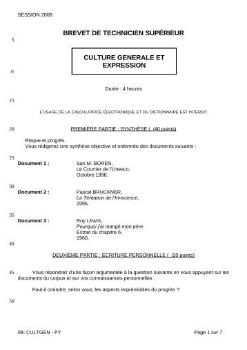 SESSION 2008 - Académie d'Aix-Marseille