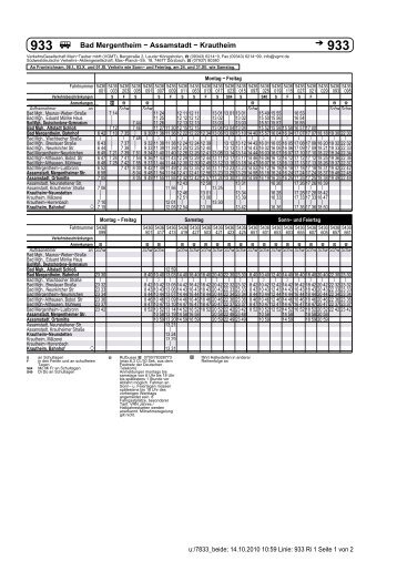 Q Bad Mergentheim â Assamstadt â Krautheim - VGMT ...