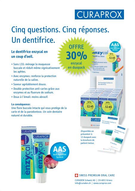 Bains de bouche: lesquels choisir? - dental suisse