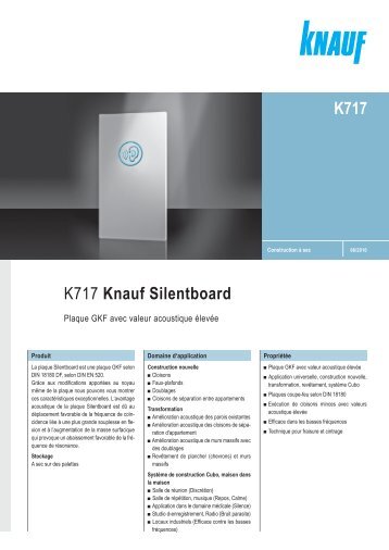 K717 Knauf Silentboard K717