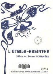 L'ETOILE-ABSINTHE - Société des Amis d'Alfred Jarry