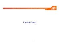 Implicit Creep - ANSYS Users