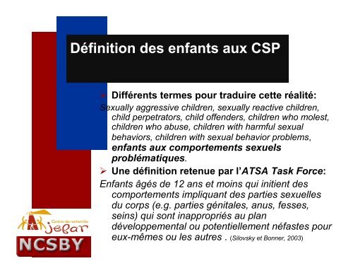 Comprendre les enfants aux comportements sexuels ...