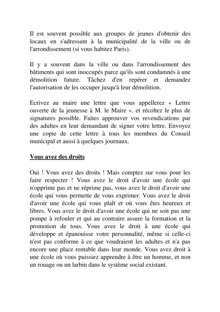 Petit livre rouge des écoliers et lycéens (pdf) - L'Etoile Rouge