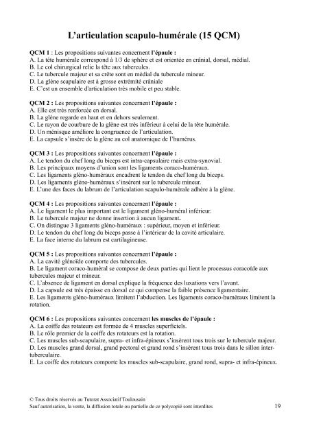 Poly Anatomie 10-11.pdf - Tutorat Associatif Toulousain