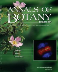 Front Matter (PDF) - Annals of Botany - Oxford Journals