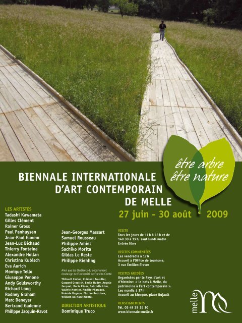 Charentes, Jardinerie du Pays Mellois, Les Amis - Biennale ...