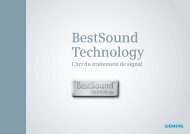 BestSound Technology - Compendium - Siemens Hearing Instruments