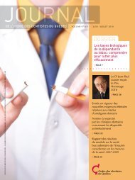 Juin / juillet 2010 - Volume 47 No 3 - Ordre des dentistes du Québec