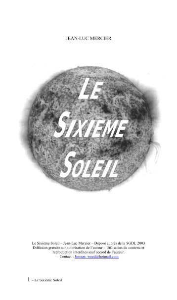 SIXIEME SOLEIL - Trouver Objet Caché