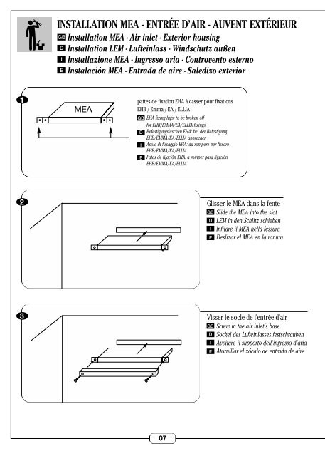 MTC 100 - MTC 125 - MEA - Aldes