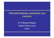 Génodermatoses associées aux cancers - Société Médicale des ...