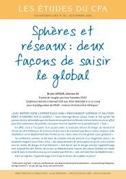 Sphères et réseaux : deux façons de saisir le global - Bruno Latour