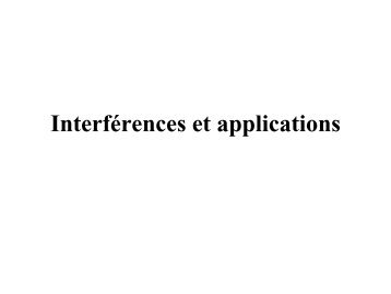 Opt4 Interférences e..