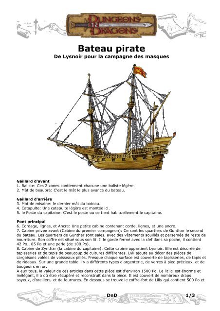 Bateau pirate