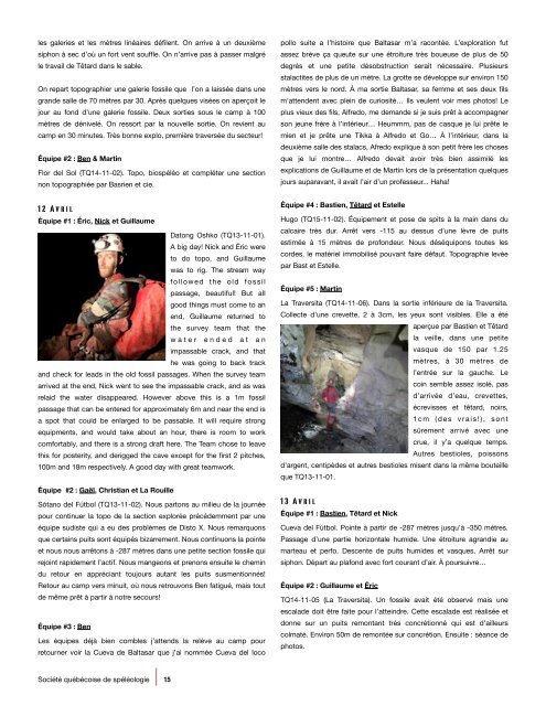 Rapport Mexpé 2011 en français - Mexpe