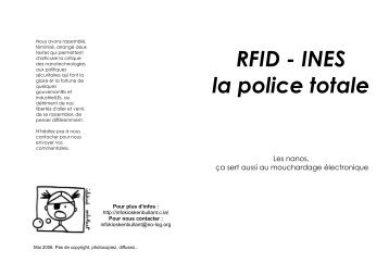 RFID - INES : la police totale » par Daniel - CREP Strasbourg