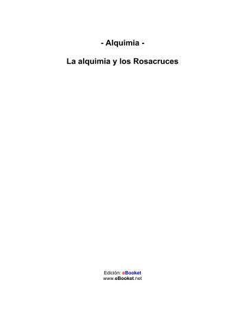 La alquimia y los Rosacruces - Apostilas