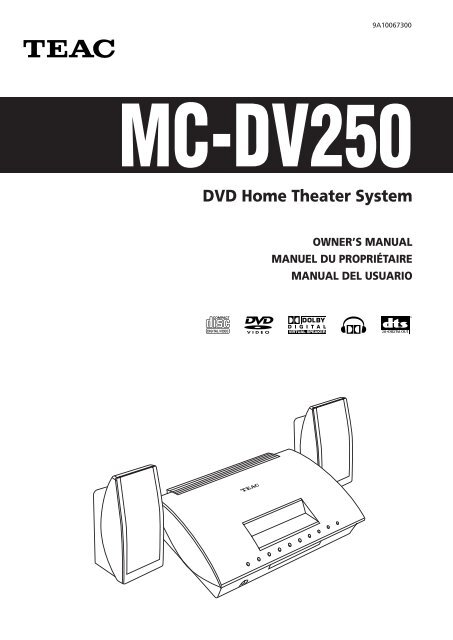 DVD Home Theater System - TEAC Europe GmbH