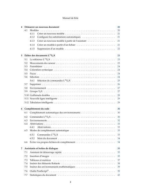 Manuel de Kile - KDE Documentation