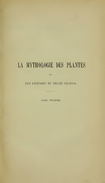 La mythologie des plantes - Centrostudirpinia.It