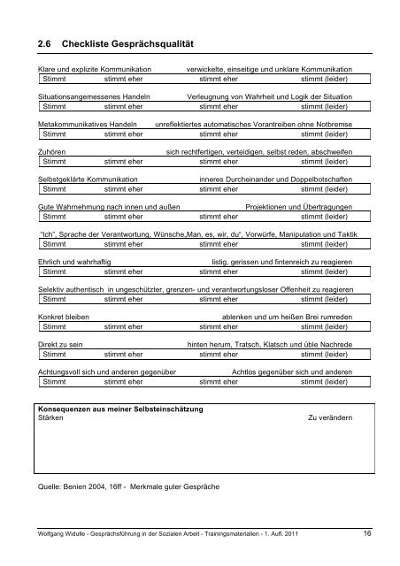 Arbeitshilfen und Trainings- materialien zum Lehrbuch