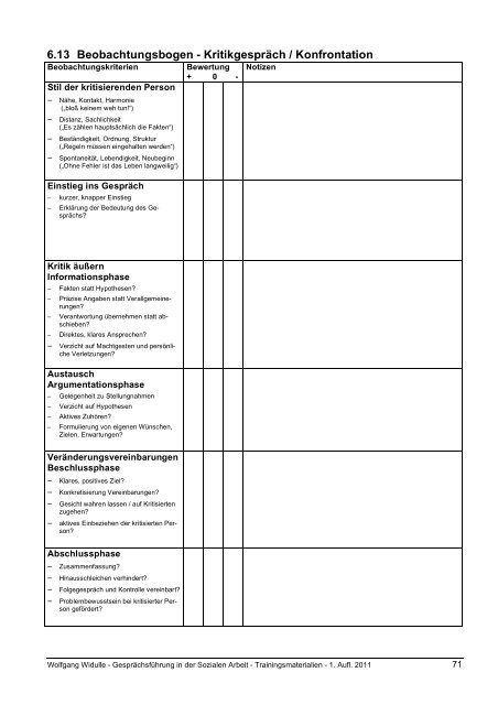 Arbeitshilfen und Trainings- materialien zum Lehrbuch