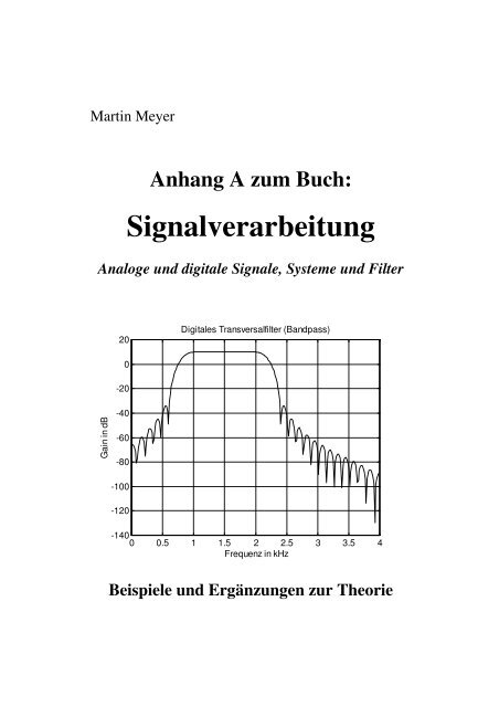 Signalverarbeitung Anhang A