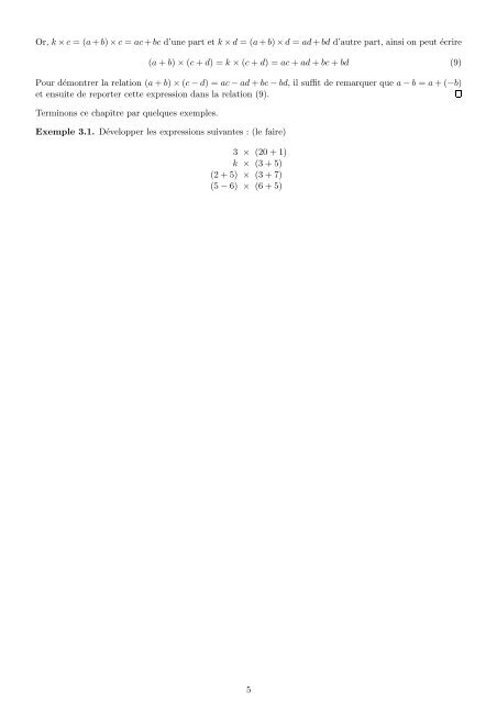 Calcul littéral, programme de calcul, développement et factorisation