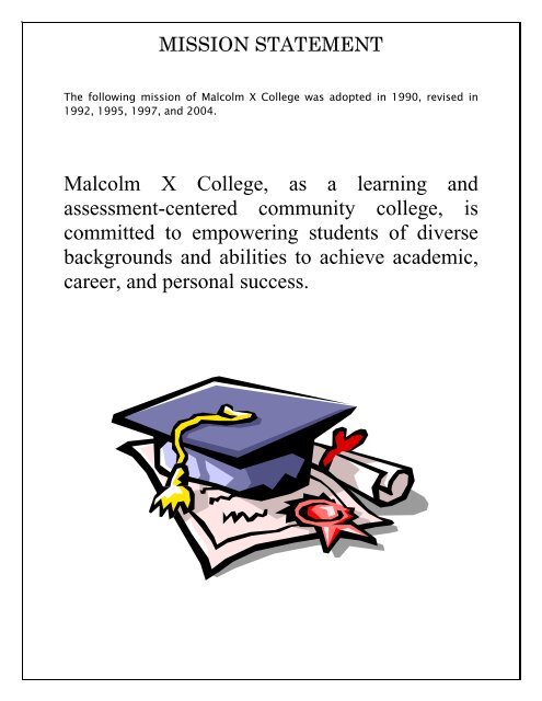 Malcolm X College Handbook - City Colleges of Chicago