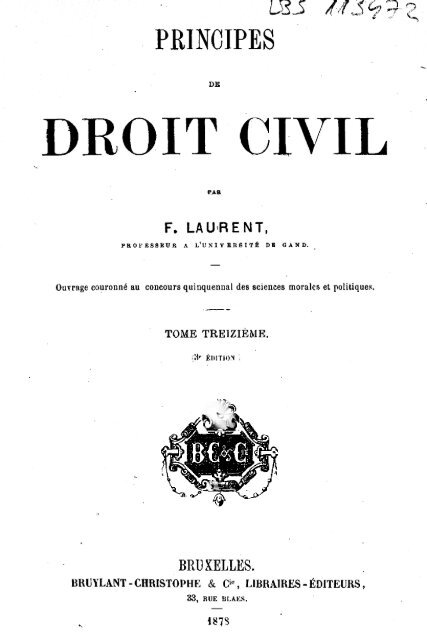 DROIT CIVIL