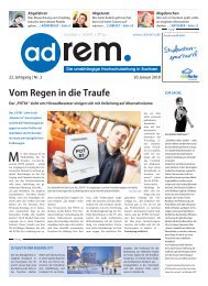 Vom Regen in die Traufe - ad-rem