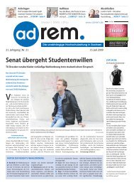 Senat übergeht Studentenwillen - ad-rem