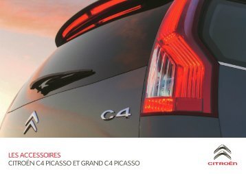 LES ACCESSOIRES CITROËN C4 PICASSO ET GRAND C4 ...