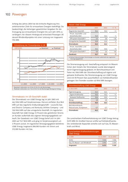 Geschäftsbericht 2003 - E.ON - Strom und Gas - Info-Service - E.ON ...